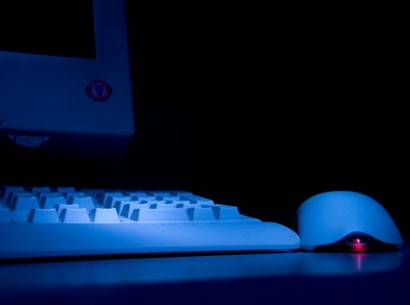 Computer, keyboard, mouse