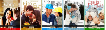 Kristy K. James - 5 Coachs Boys covers